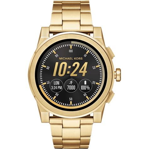 michael kors grayson logo large|michael kors grayson smartwatch specs.